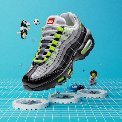 ナイキ エアマックス95 フィギュア NIKE公式】ナイキ エア マックス 95 x LEGO® コレクション ジュニア